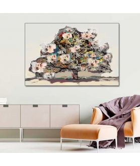Obrazy na ścianę - Obrazy na ścianę tanie Drzewo przyjaźni (1-częściowy) szeroki
