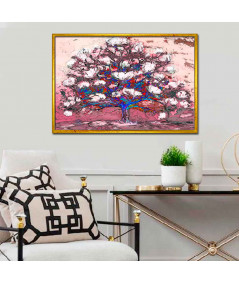 Obrazy drzewo - Nowoczesne obrazy na ścianę Kwitnące drzewo