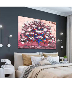 Obrazy drzewo - Nowoczesne obrazy na ścianę Kwitnące drzewo