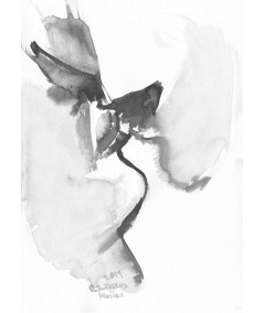 Dzieła sztuki - Grafika pocałunek 15, grafika abstrakcja A3
