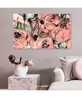 obrazy kwiaty Obraz prowansalski Maki polne (1-częściowy) szeroki