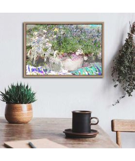 Obrazy kwiaty - Obraz na płótnie Lawenda i zioła (1-częściowy) szeroki