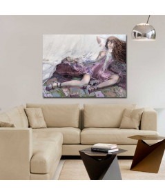 Obrazy na ścianę - Modne obrazy na płótnie Kobieta zakochana