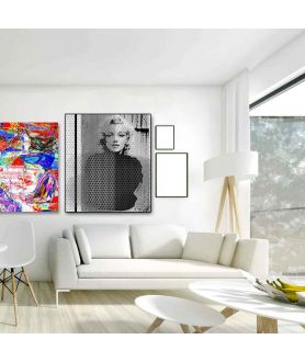 Obrazy na ścianę - Modny obraz grafika Marilyn Monroe (1-częściowy) pionowy