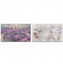 obrazy kwiaty Obraz Dyptyk prowansalski (2-częściowy) długi