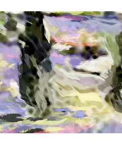 Obrazy pejzaże - Obraz lawendowe pole Lawenda Prowansji (1-częściowy) pionowy