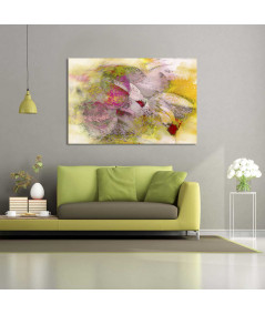 Obrazy kwiaty - Nowoczesny obraz kwiaty Efemeryczne tulipany