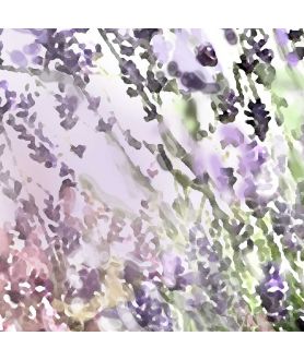 obrazy kwiaty Obraz akwarela na płótnie Lawenda i macierzanka