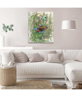 Obrazy na ścianę - Obrazek na ścianę Pod skrzydłami motyla
