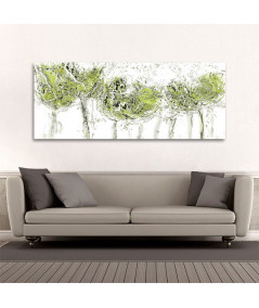 Obrazy na ścianę - Obraz miętowy Miętowe drzewa (panorama)