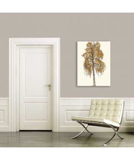 Obrazy na ścianę - Brzoza obraz minimalistyczny Brzoza (pionowy)