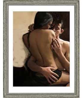Obrazy na ścianę - Obrazek do sypialni Zakochana para