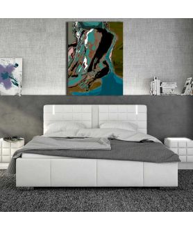 Obrazy na ścianę - Abstrakcja obraz nowoczesny Zmysły nocy