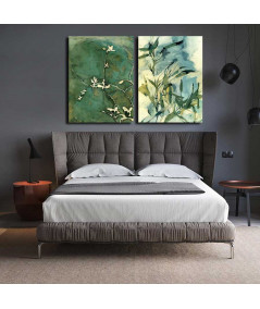 Obrazy na ścianę - Obrazy z motywem liści Wspomnienie lata