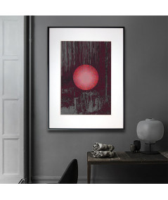 Plakat na ścianę - Czerwony księżyc