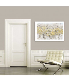 Obrazy na ścianę - Obraz abstrakcyjny Wiosenna abstrakcja z marginesem