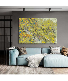 Obrazy na ścianę - Magnolia obraz żółty Żółte magnolie