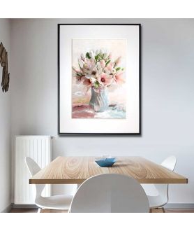 Plakat w ramie - Magnolie - Magnolie w wazonie