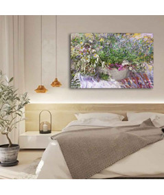 Obrazy kwiaty - Obraz Lawenda dla Renoira (1-częściowy) szeroki
