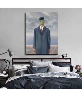 Plakat na ścianę - Rene Magritte - Syn człowieczy