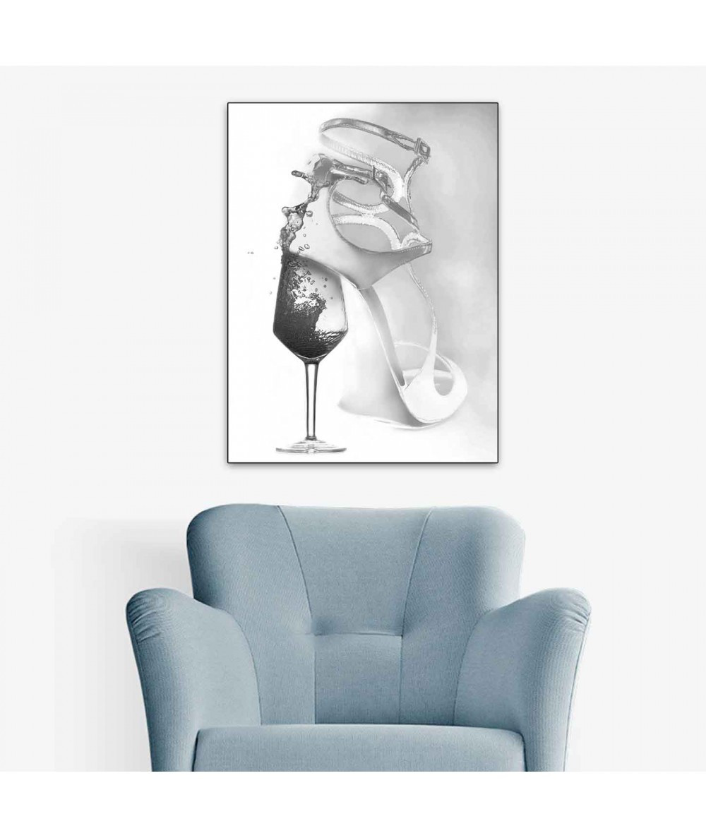Obraz moda Plakat moda - Grafika moda Kobieta jak wino (1-częściowa) pionowa