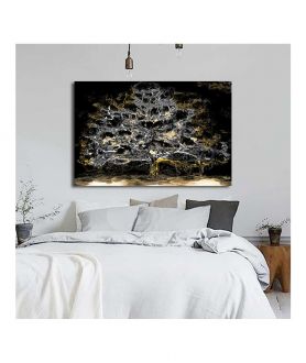 Obrazy na ścianę - Obraz złote drzewo Księżycowe drzewo