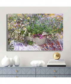 Obrazy kwiaty - Obraz Lawenda dla Renoira (1-częściowy) szeroki