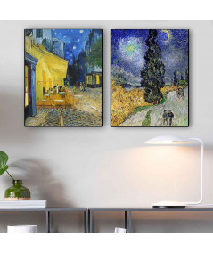 Plakat Vincent van Gogh - Taras kawiarni w nocy