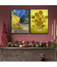Plakat Vincent van Gogh - Taras kawiarni w nocy