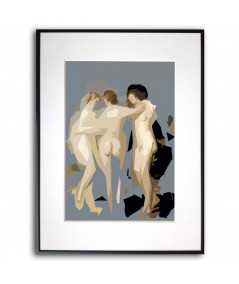 Plakat w sypialni - Trzy kobiece akty