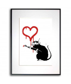 Plakat na ścianę - Banksy - Love Rat