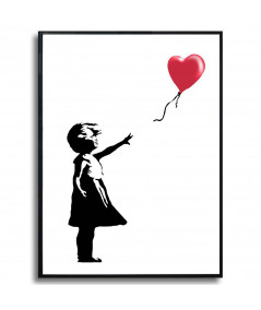 Plakat Banksy - Dziewczynka z balonem