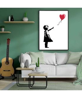 Plakat Banksy - Dziewczynka z balonem