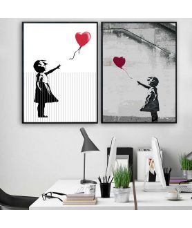 Plakat Banksy - Miłość jest w koszu