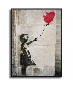 Plakat w ramce - Banksy - Balon