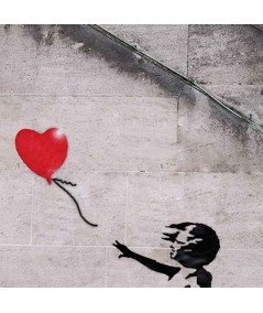 Obrazy na ścianę - Obraz Banksy - There is always hope (Dziewczynka z balonem)