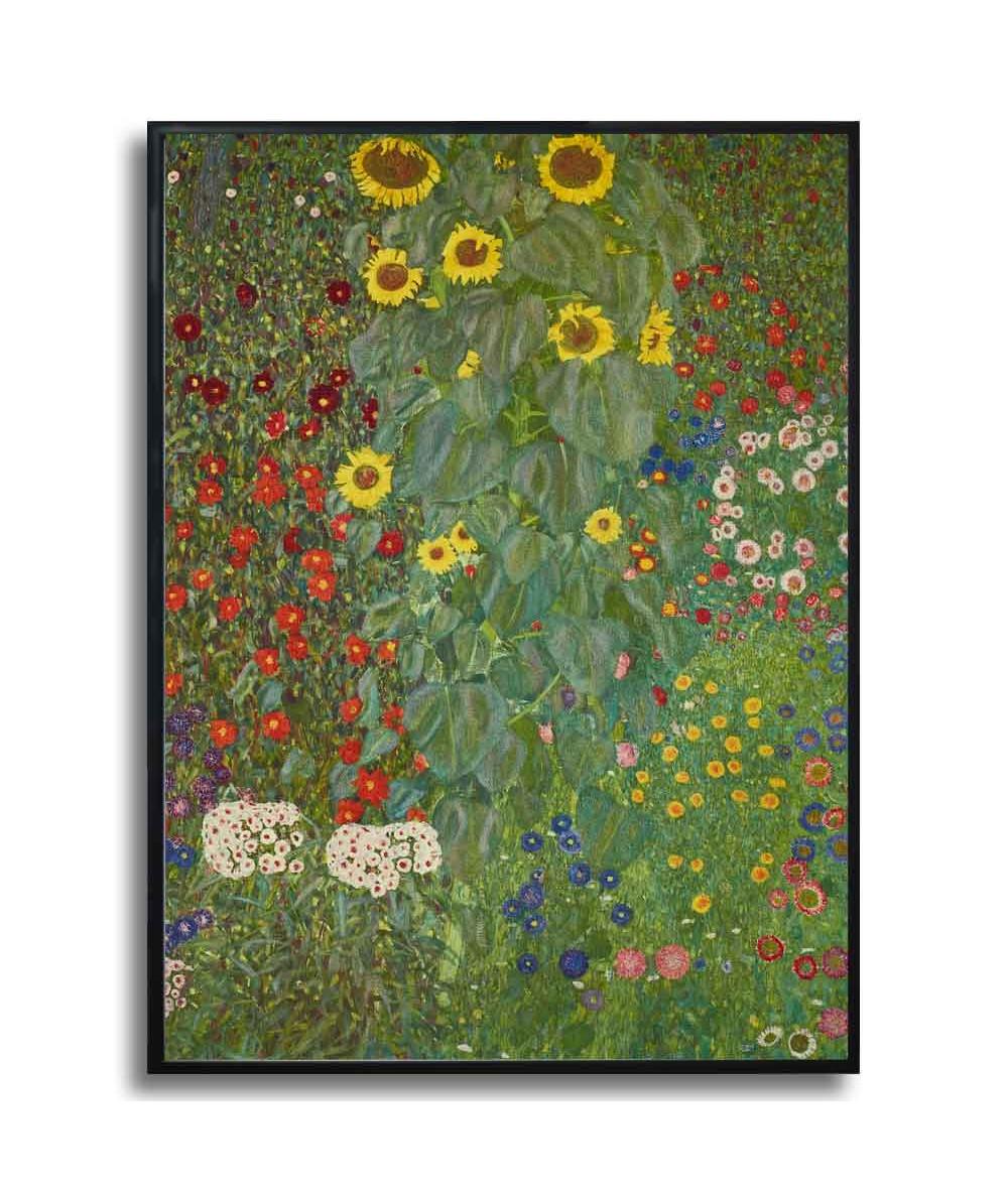 Plakat na ścianę - Gustav Klimt - Ogród wiejski ze słonecznikami