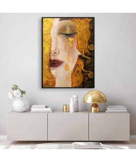 Plakat art deco - Gustav Klimt - Złote łzy Frei