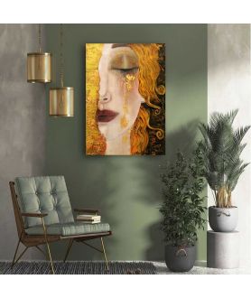 Obrazy na ścianę - Obraz na płótnie - Gustav Klimt - Złote łzy Frei