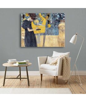 Obrazy na ścianę - Obraz reprodukcja na płótnie - Gustav Klimt - Muzyka (Music)