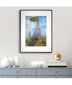 Plakat Claude Monet - Kobieta z parasolem