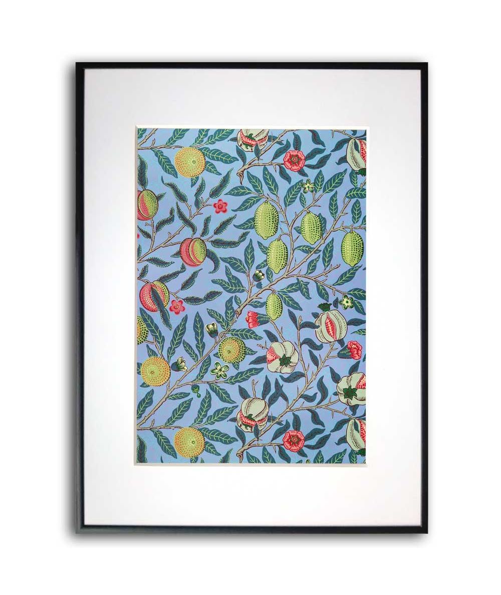Plakat owoce - William Morris - Owoce granatu