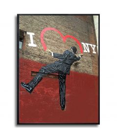Banksy plakat na ścianę - Kocham NY