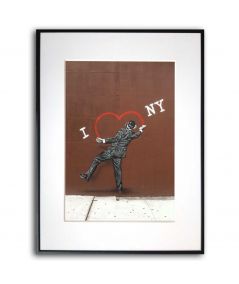 Poster Banksy - I love NY