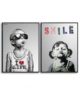 Plakaty Banksy - Dzieci (zestaw plakatów)