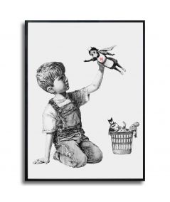 Plakat Banksy art - Game changer (pionowy)