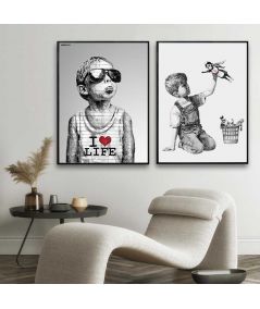 Plakat Banksy art - Game changer (pionowy)