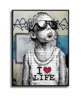 Banksy plakat - I love life