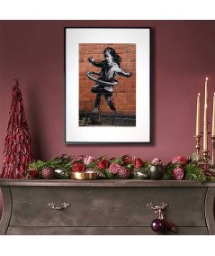 Plakat Banksy, poster Banksy - Hula-hooping girl