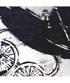 Plakat Banksy na ścianę - Pędzący wózek